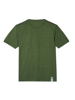 Tego - Green Polyester Solid Men T-shirt - Green