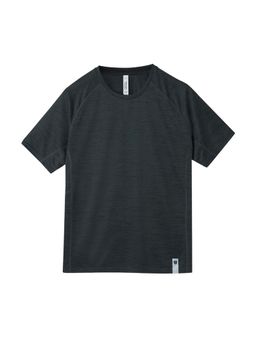 Tego - Black Polyester Solid Men T-shirt - Black