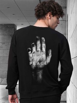 PRONK - Peace Drop Shoulder Premium Terry Sweatshirt