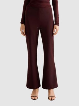 Forever New - Maroon Maia Flared Pant