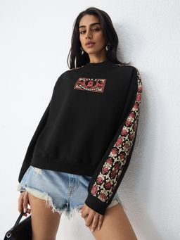 The Souled Store - Soul Style Women Black Sweatshirt