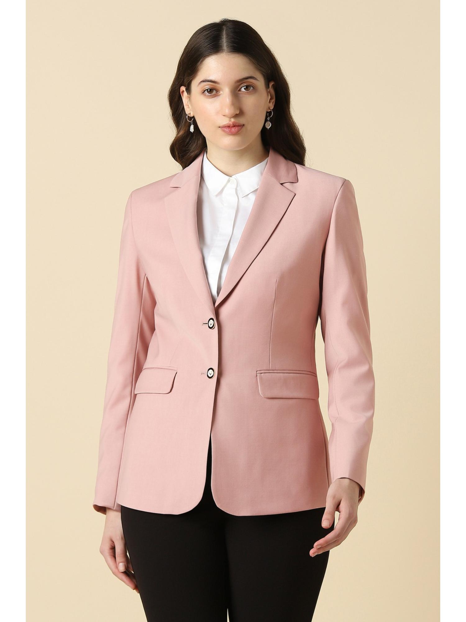 allen solly Women Pink Blazer-picture-14