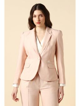 Allen Solly - Women Peach Blazer