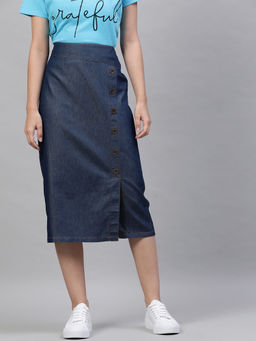 STREET 9 - Blue Denim Skirt