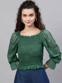 Green color option, Sold out, Currently selected