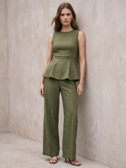 Outzidr - Olive Solid Co-Ord Set