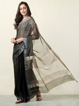 Fabindia - Cotton Silk Stitched Sari