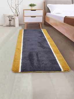 Saral Home - Soft Microfiber Anti-Skid Runner-Grey-60X140 Cm