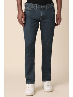 Allen Solly - Men Navy Slim Fit Mid Wash Jeans