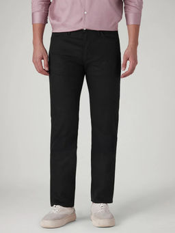 Levi's - Black Solid Lyocell Blend Slim Fit Trouser