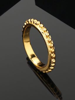 Estele - Gold Plated Stunning Finger Ring For Girls & Women