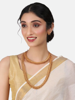 GRIIHAM - Premium Gold Polish Most Elegant Bestseller Necklace Set Combo