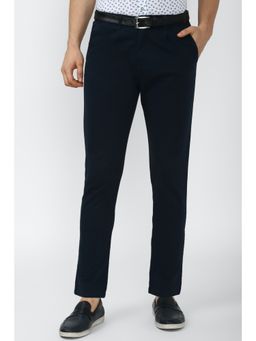 Peter England - Men Navy Casual Trousers