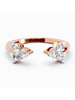 Sparkles - Lab Grown Diamond 0.31 Carat Twin Bloom 14K Rose Gold Igi Certified Ring