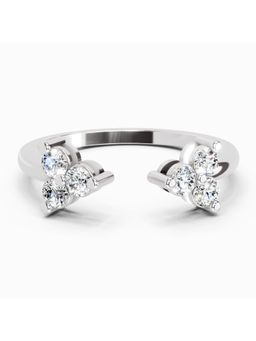 Sparkles - Lab Grown Diamond 0.31 Carat Twin Bloom 14K White Gold Igi Certified Ring