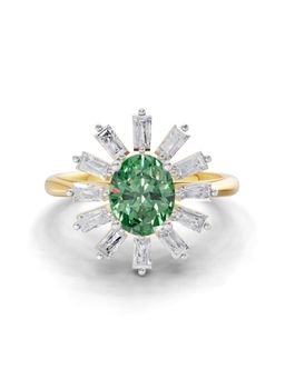 Sparkles - Lab Grown Diamond 1.92 Carat Halo 14K Yellow Gold Igi Certified Ring
