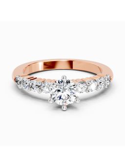Sparkles - Lab Grown Diamond 0.98 Carat 14K Rose Gold Igi Certified Engagement Ring
