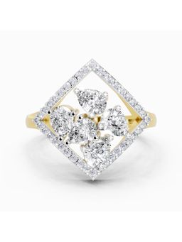 Sparkles - Lab Grown Diamond 0.95 Carat 14K Yellow Gold Igi Certified Engagement Ring