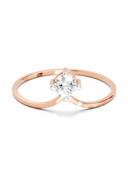Sparkles - Lab Grown Diamond 0.18 Carat 14K Rose Gold Igi Certified Engagement Ring