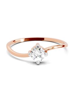 Sparkles - Lab Grown Diamond 0.25 Carat Engagement Ring 14K Rose Gold Igi Certified Ring