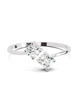 Sparkles - Lab Grown Diamond 0.29 Carat Eternal Duo Ring 14K White Gold Igi Certified Ring