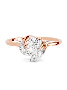 Sparkles - Lab Grown Diamond 0.25 Carat Blossom Ring 14K Rose Gold Igi Certified Ring