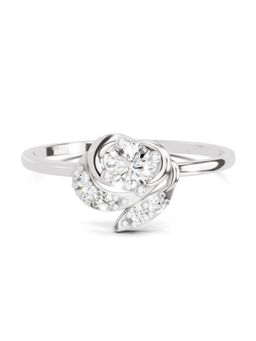 Sparkles - Lab Grown Diamond 0.25 Carat Blossom Ring 14K White Gold Igi Certified Ring
