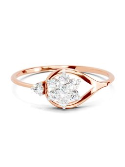 Sparkles - Lab Grown Diamond 0.20 Carat Cluster Ring 14K Rose Gold Igi Certified Ring