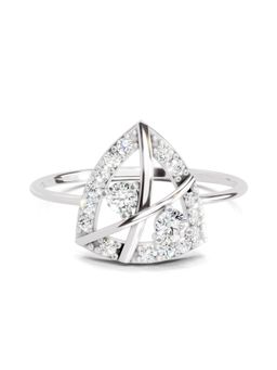 Sparkles - Lab Grown Diamond 0.29 Carat Cluster Ring 14K White Gold Igi Certified Ring