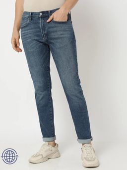 GAP - Mens Blue Lightly Washed Skinny Fit Jeans