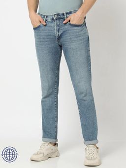 GAP - Mens Stretch Heavy Wash Relaxed Fit Jeans