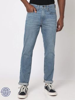 GAP - Mens Mid Wash Straight Slim Fit Jeans
