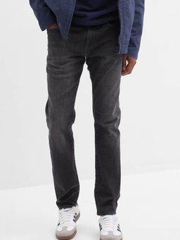 GAP - Mens Black Lightly Washed Slim Fit Jeans