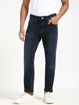 Tommy Hilfiger - Mens Light Wash Relaxed Fit Mid Rise Jeans