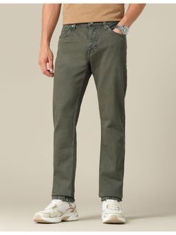 U.S. Polo Assn. Denim Co. - Mens Brandon Slim Straight Fit Green Jeans