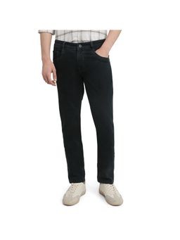 Parx - Mens Straight Fit Fancy Grey Cotton Blend Jeans