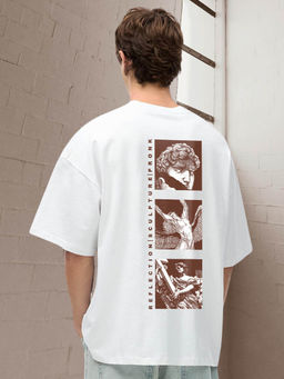 PRONK - Reflection Men Oversized Printed T-Shirt