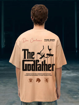 PRONK - Don Corleone Men Oversized Printed T-Shirt