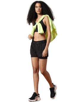 ONLY - Play Women Printed Black Shorts