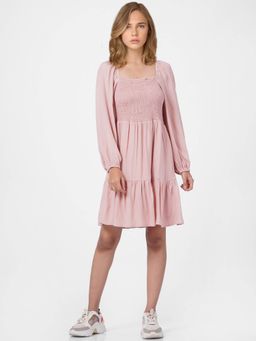 ONLY - Women Casual Wear Pink Dress