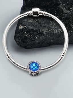 Peora - Silver Plated Cubic Zirconia Studded Bracelet Stylish Fashion Jewellery Gift