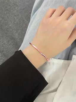 Peora - Rose Gold Plated Fancy Kada Bracelet Fashion Jewellery for Women