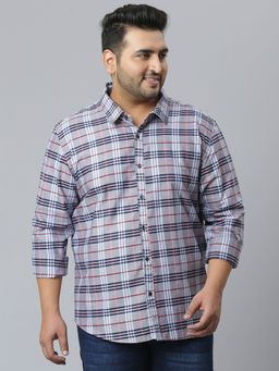 Instafab Plus - Men'S Solid Stylish Full Sleeve Casual Shirts,White