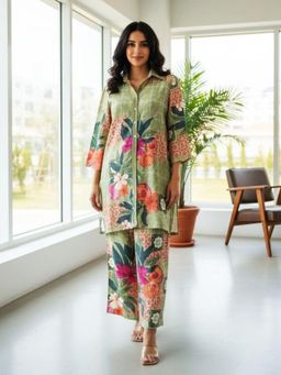 Autumnlane - Akshara Kelly Printed Cotton Co-Ord Set