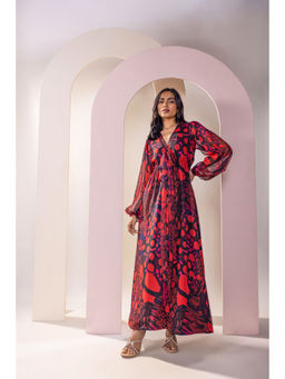 Poppi - Daze Printed Maxi Dress