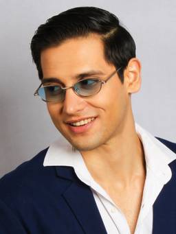 TED SMITH - Blue Oval Sunglasses 100% Uv Protected Men & Women