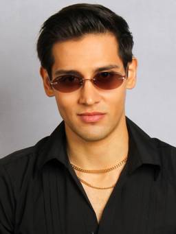 TED SMITH - Pink Oval Sunglasses 100% Uv Protected Women