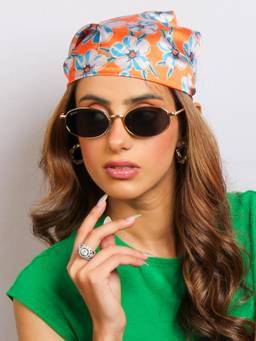 TED SMITH - Green Oval Sunglasses 100% Uv Protected Men & Women