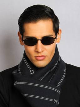 TED SMITH - Grey Oval Sunglasses 100% Uv Protected Men & Women