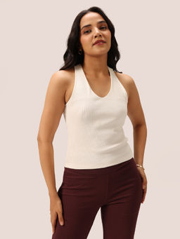 Blissclub - Blissentials V- Neck Built In Tank Top